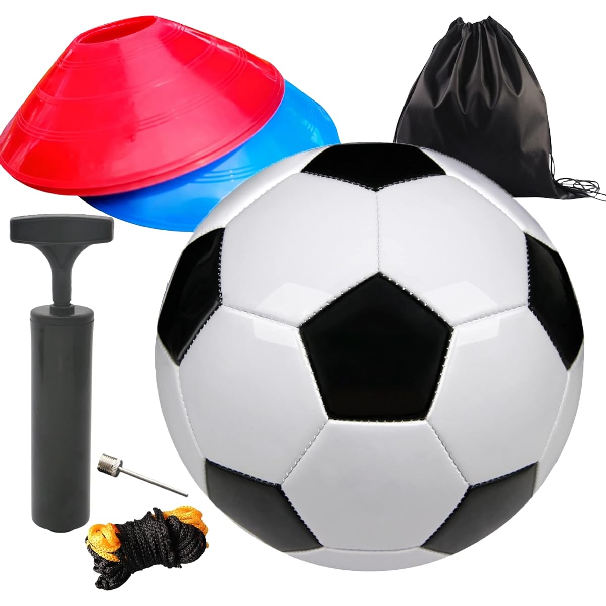[ACT NINE Future Soccer Player Set] Children's Soccer Ball No. 3, No. 4, Elementary School Student, Kindergarten, Present, Kids, Classic Color, Definitive Edition of First Ball [Supervised by Soccer Instructor]