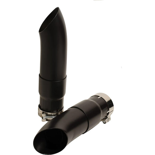 Radiant CYCLES SHORTY GP Exhaust 1995-2016 Harley Davidson Dyna FXDL Black