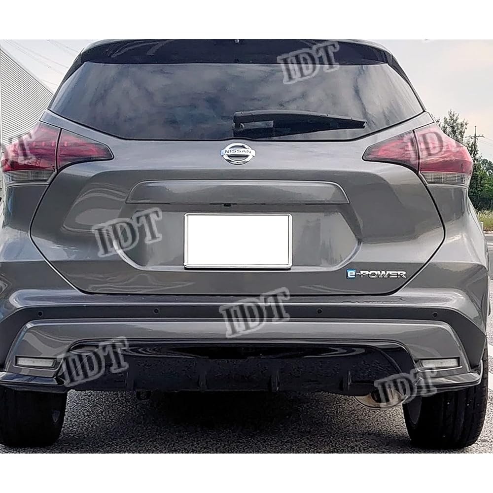 IDT Mini Waist Included Nissan Kicks Clear LED Reflector Lamp Rear Reflector Tail Lighting Light Rear Fog Left and Right Set KICKS (Clear)