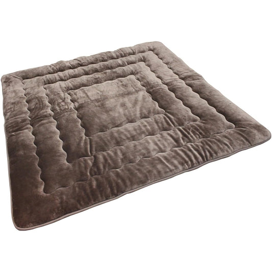 Kyoto [Romance Kosugi] Kotatsu Futon Soft Touch Anti-slip Square Brown 1-4820-6995-7500