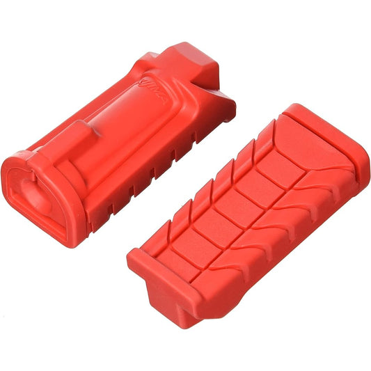 Kijima Bike Parts Step Rubber C110 Red Left and Right Set HONDA 213-1895