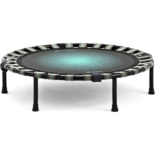 B-SANTE Trampoline Diet Step Quiet Rubber Type Diameter 93cm for Home Use for Children and Adults Black