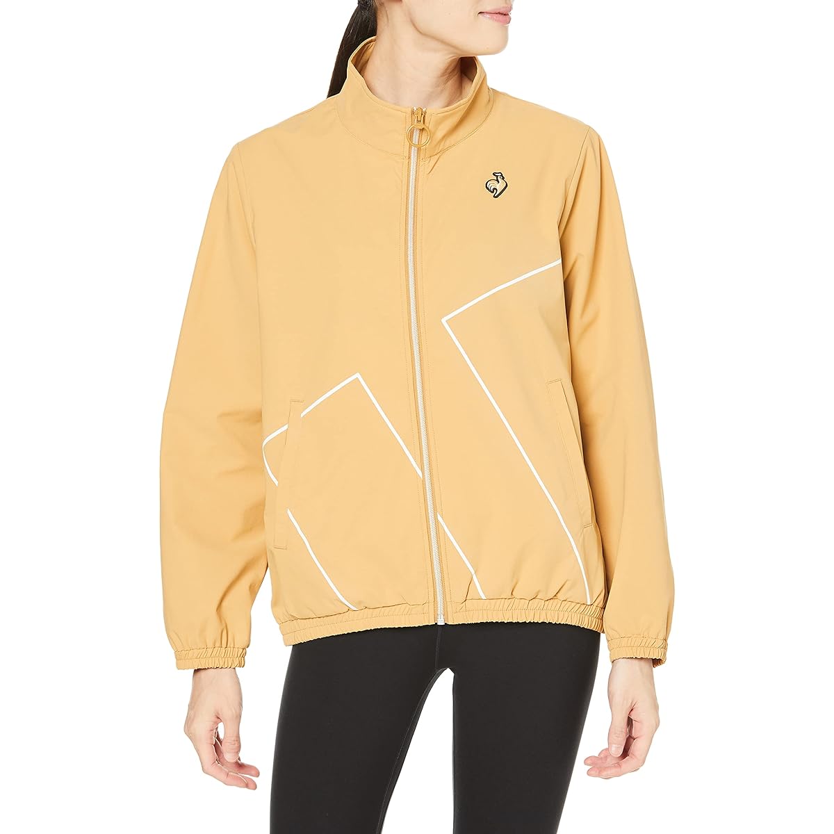 [Le Coq Sportif] Cross Fine Brush Stretch Cross Jacket Women's QMWSJF21
