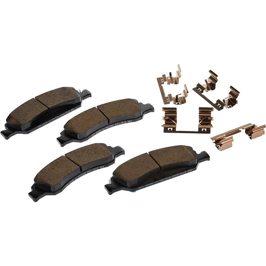 ACDelco 171-1007 GM Original Equipment Front Disc Brake Pad Kit with Brake Pads and Clips