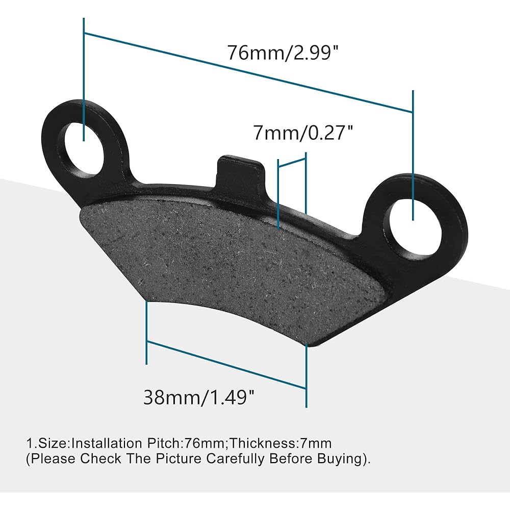Goofit Brake Pad Set #9 Made in China Dart Pit Bike ATV