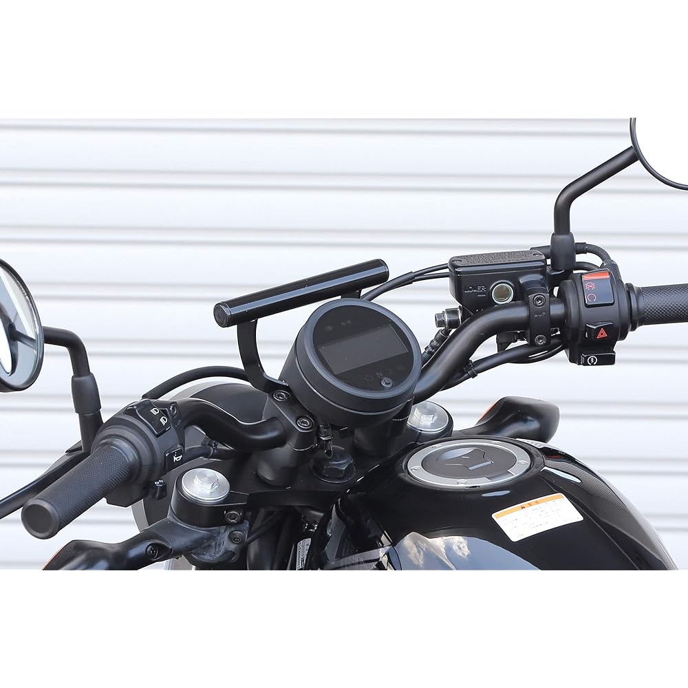 Kijima Bike Stay Handle Mount Stay Rebel 250 Rebel 500 [2020 Rebel 250 Compatible] Black HONDA 204-0695