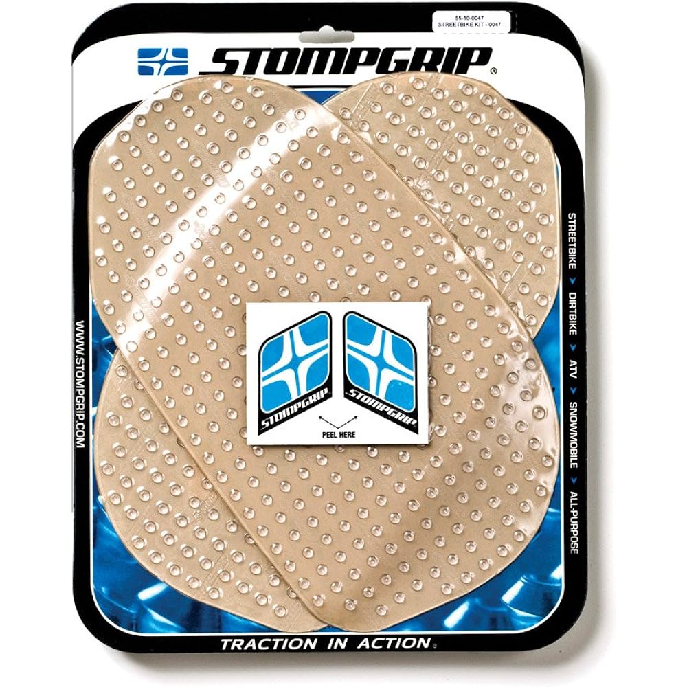 STOMPGRIP Traction Pad Tank Kit VOLCANO Black GSX-R600(02-03) GSX-R750(02-03) 55-4001B