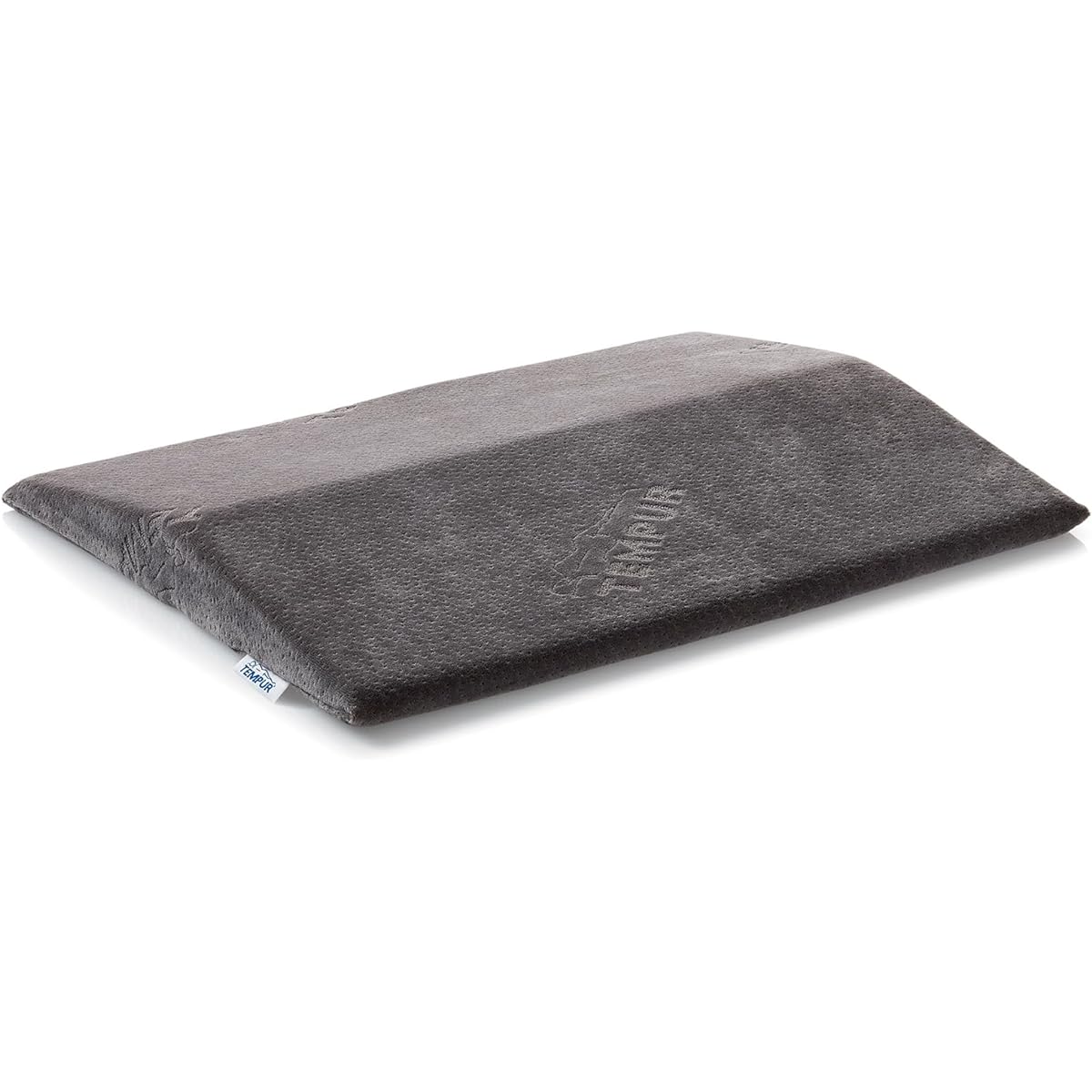 Tempur Cushion, Lumbar Pillow, Bed Back Support, Supports the burden on your back and lower back, Just place it under your lower back when sleeping, Thick in the center, fits your lower back, Gray, Approx. Width 70 x Depth 40 x Thickness 2~6 cm, Memory F