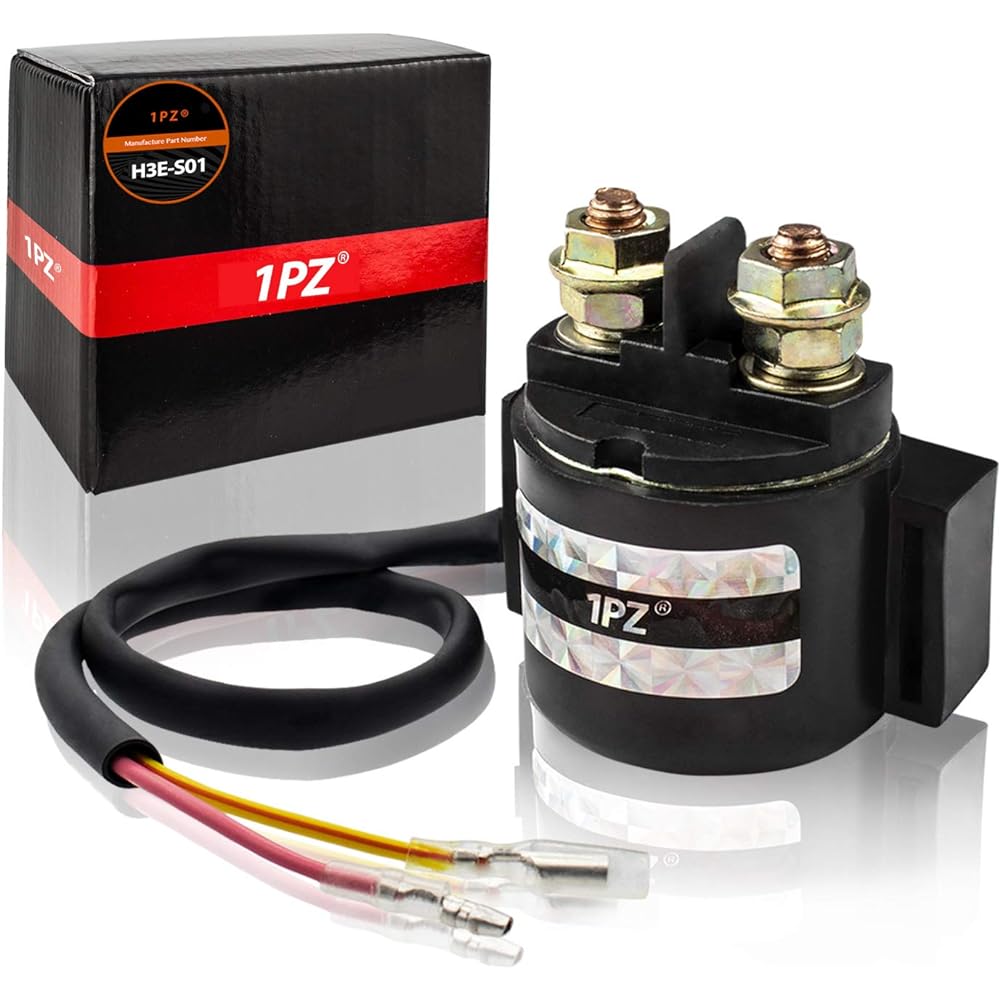 1PZ H3E-S01 Premium Starter Solenoid Relay for Honda Fourtrax TRX300EX 1993 1994 1995 1996 1997 1998 1999 2000 2001 2002 2003