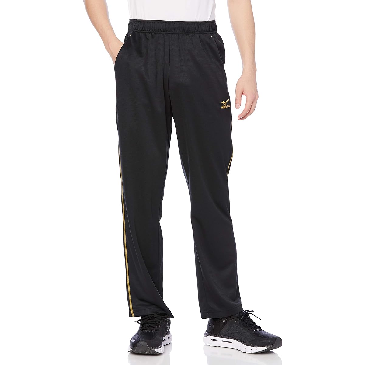 Mizuno K2JD1190 Men's Training Wear, Light Sweatshirt, Long Pants, Sweat Absorbent, Quick Drying