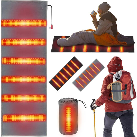 Sleeping bag mat, electric heating pad, USB for sleeping bags, electric blanket, for winter, Japanese heating wire, electric heating mat, camping, outdoor mat, hot mat, sleeping bag cover, inner washable, cold protection, antibacterial and deodorizing, o