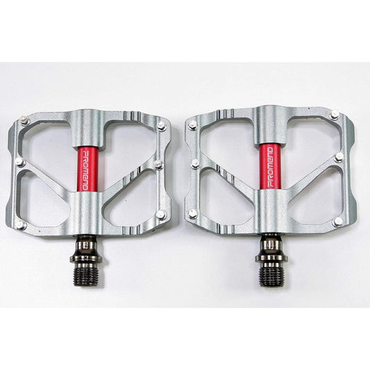 Lightweight 240g Chromoly shaft Cr-Mo 3 sealed bearings Compact design Flat pedal PD-R87 Gray PROMEND