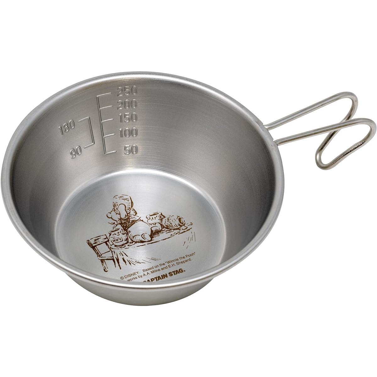 CAPTAIN STAG Disney Sierra Cup Stainless Steel Sierra Cup 320ml Stainless Steel Made in Japan Made in Tsubame-Sanjo