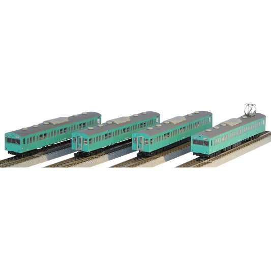 Rokuhan Z Gauge T022-9 JNR 103 Series Emerald Green Joban Line Type 4-Car Basic Set