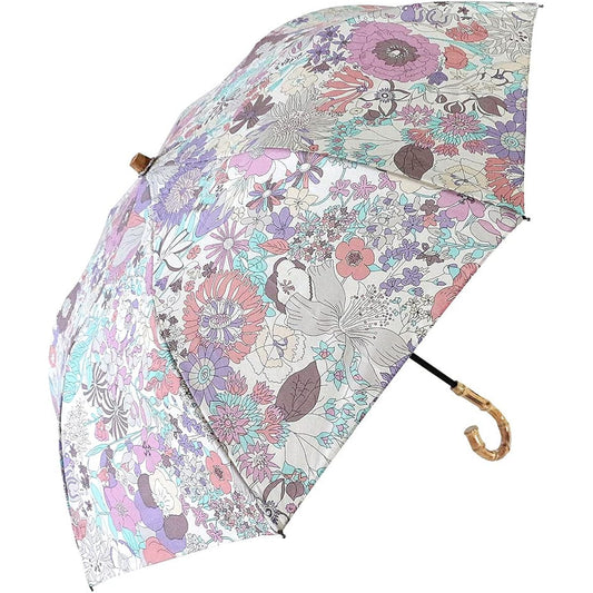 DDintex FLORET LONDON Parasol 03 Sixty Purple 90φ×67cm [Liberty print used]
