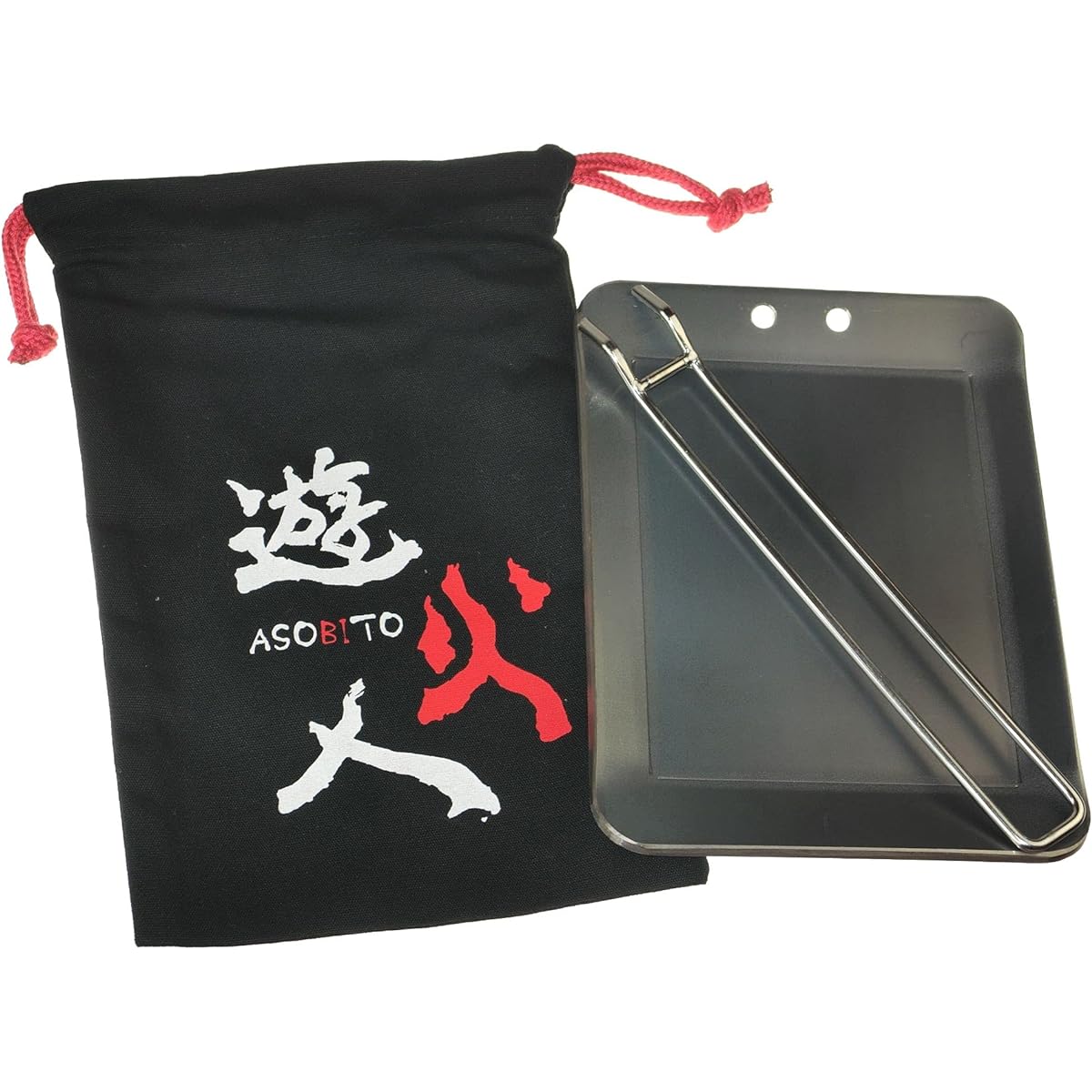 Extra thick T4.5mm "Yukapan" B6 solo iron plate 190 x 140mm Reversible 2way handle