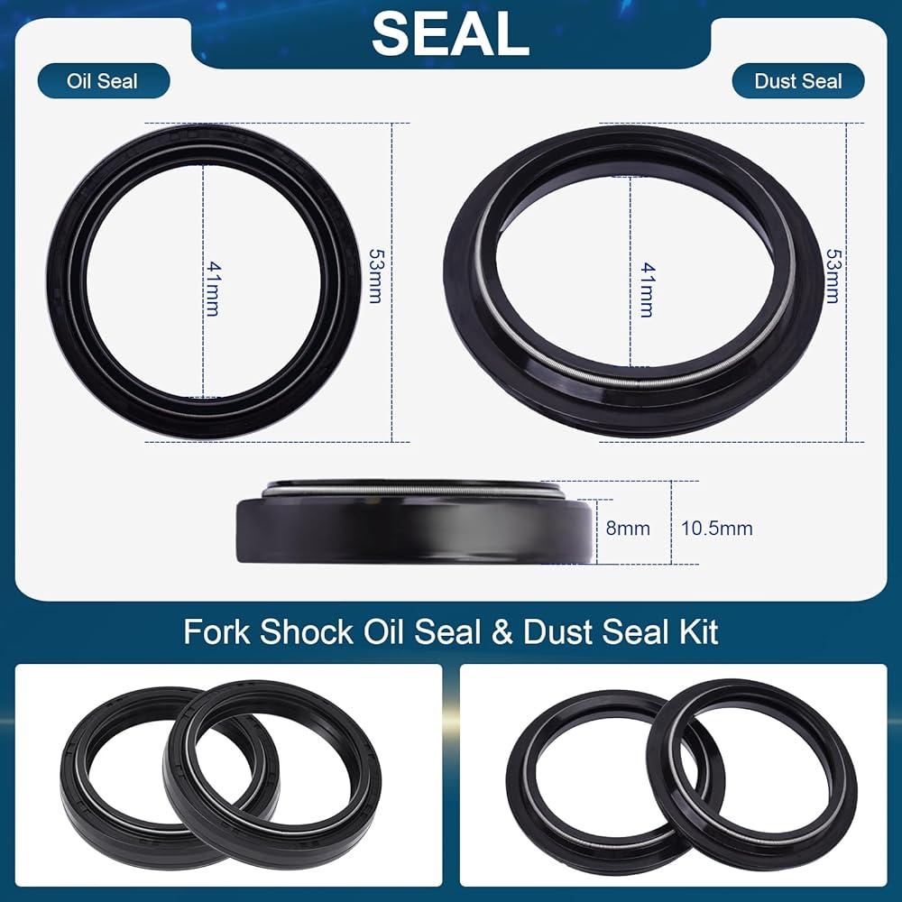 41x53x8/10.5 Fork oil seal & dust seal kit