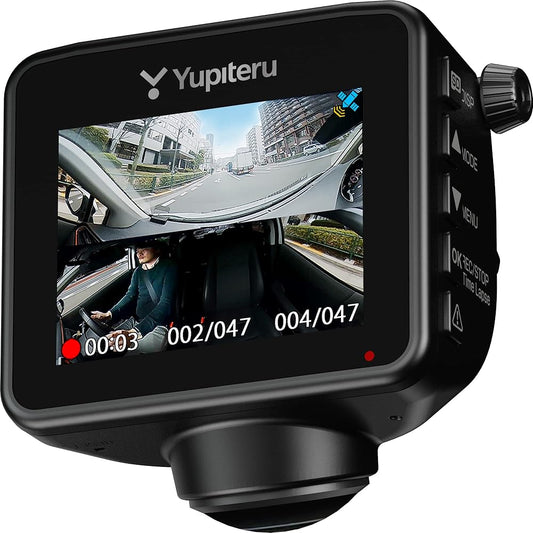 YUPITERU Yupiteru Drive Recorder All Around 360° Q-21A Front/Left/Right/Indoor Recording 3 Year Warranty Yupiteru