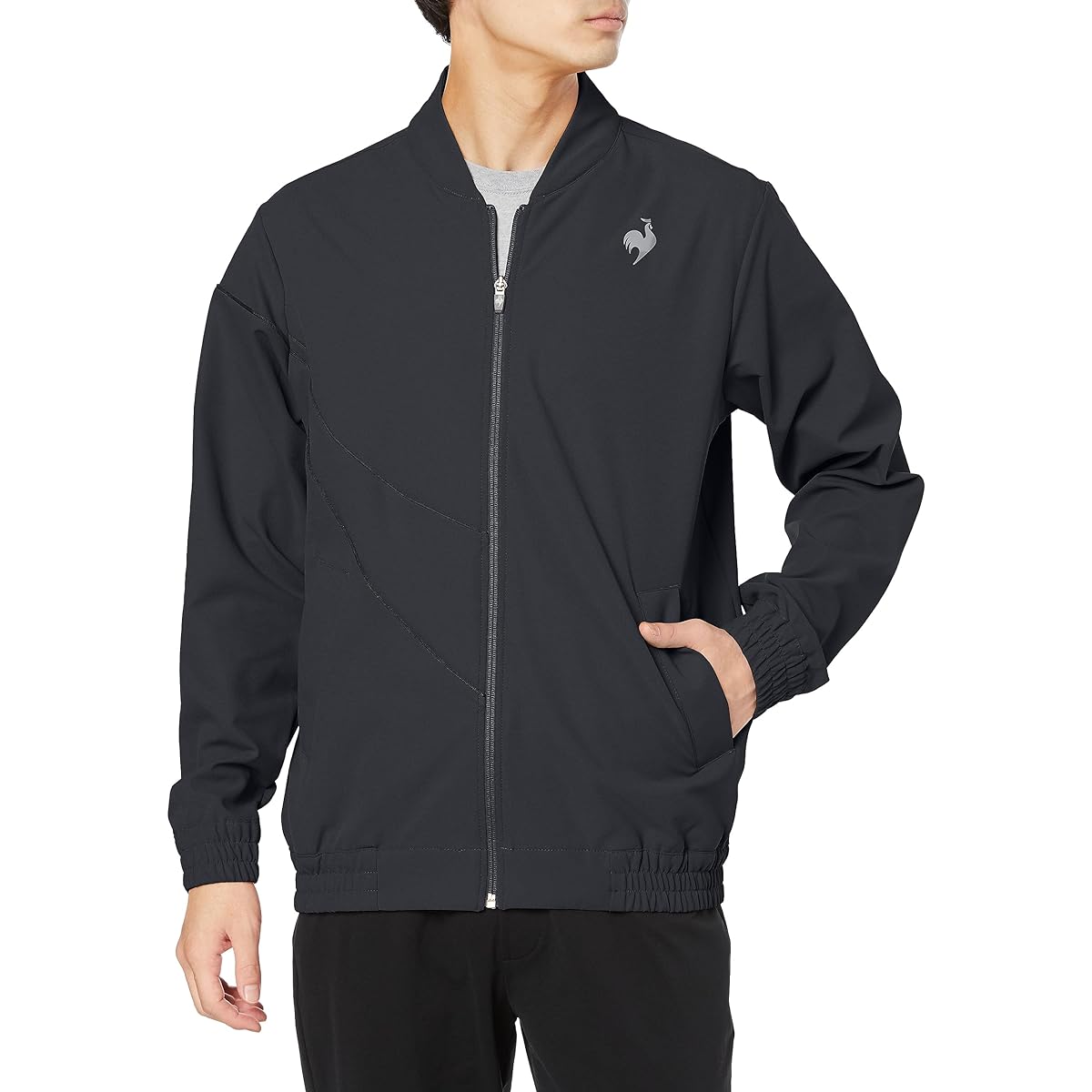 [Le Coq Sportif] LCS Plume Bomber Jacket Sweat Absorbent Stretch UPF50+ Skin Dry Simple