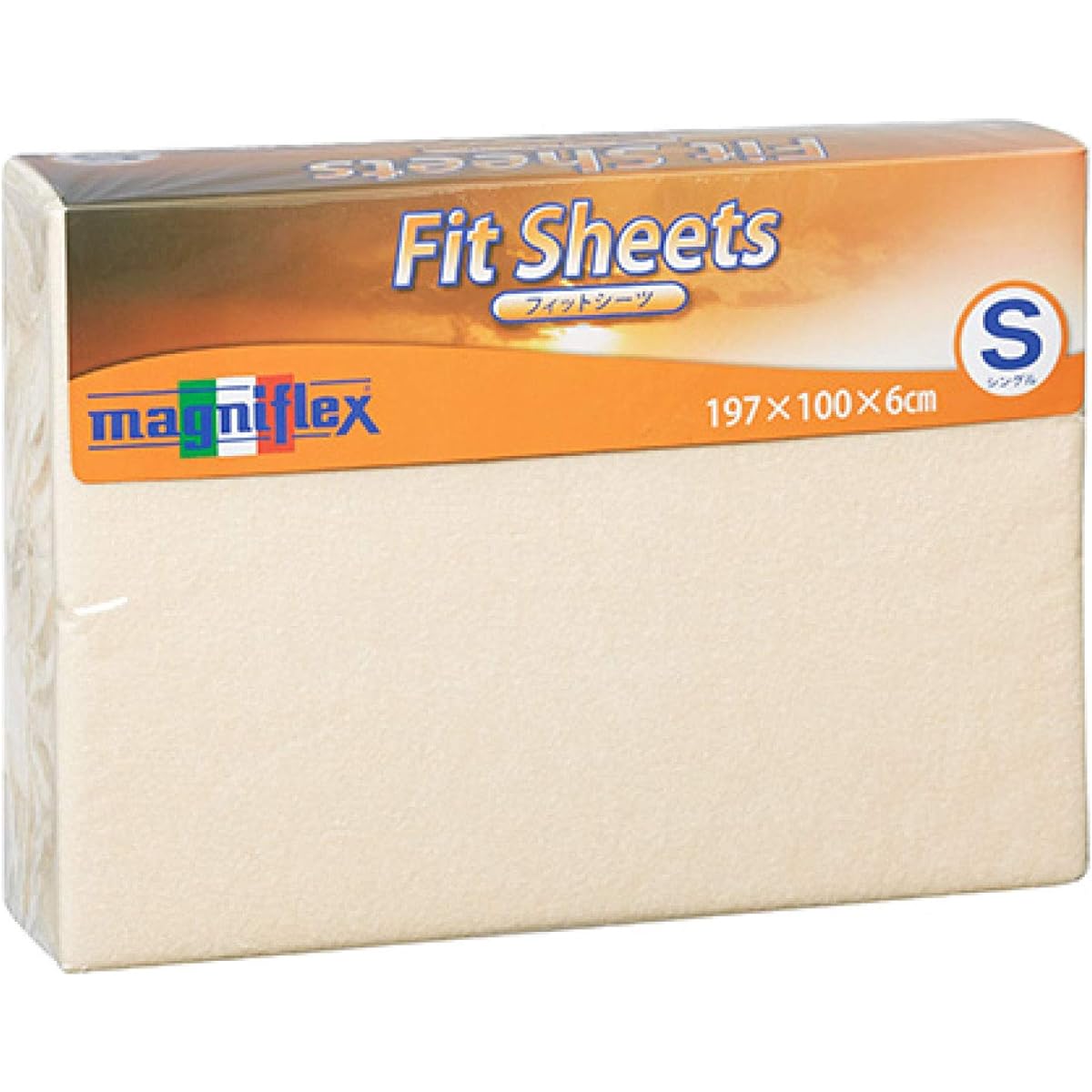 Maniflex Fitted Sheet Single [Futon Type Only] [Official Direct Sales] Elastic fit Easy to put on and take off Gentle feel Cotton pile Stretchy