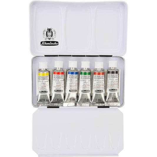 Schmincke Schmincke watercolor paint 6-pc set with palette 74870