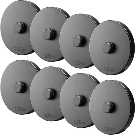 Dumbbell plate for Northdeer adjustable dumbbells (sandblast version) Sandblast surface treatment Steel chrome plated