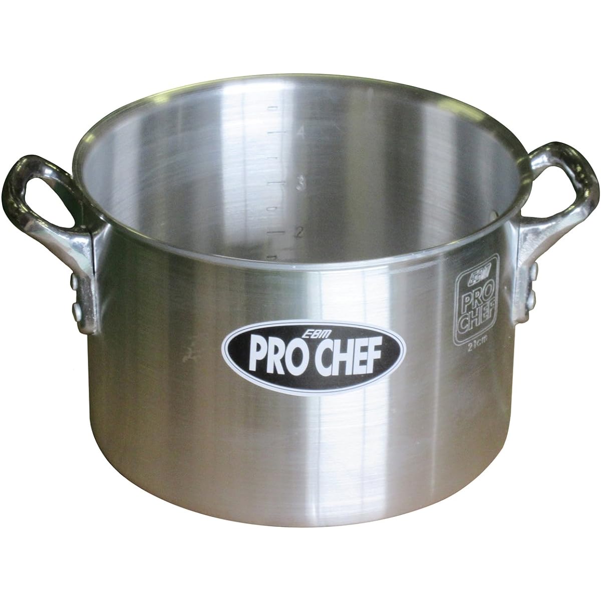 EBM Aluminum Professional Chef Half Body Pot 21cm Without Lid