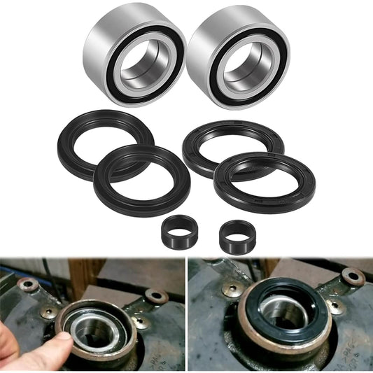 Front Wheel Bearing & Seal Kit Honda Foreman TRX400 / TRX450 / TRX500 / TRX680 FE FM FPE FPM Lubricated Stable Performance