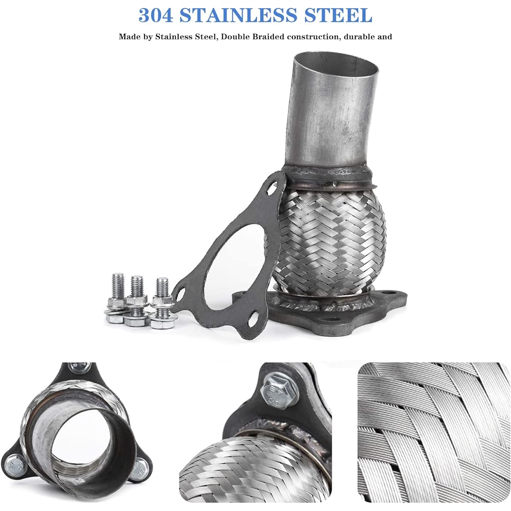 RP Remarkable Power RK7560 HHR Cobalt Saturn Ron Front Flex Section Exhaust Pipe 2.2 2.4 2 Pack