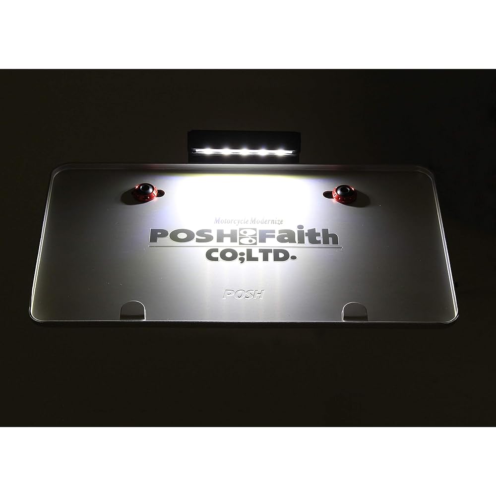 POSH Motorcycle Supplies LED License Lamp Kit General Purpose 500494