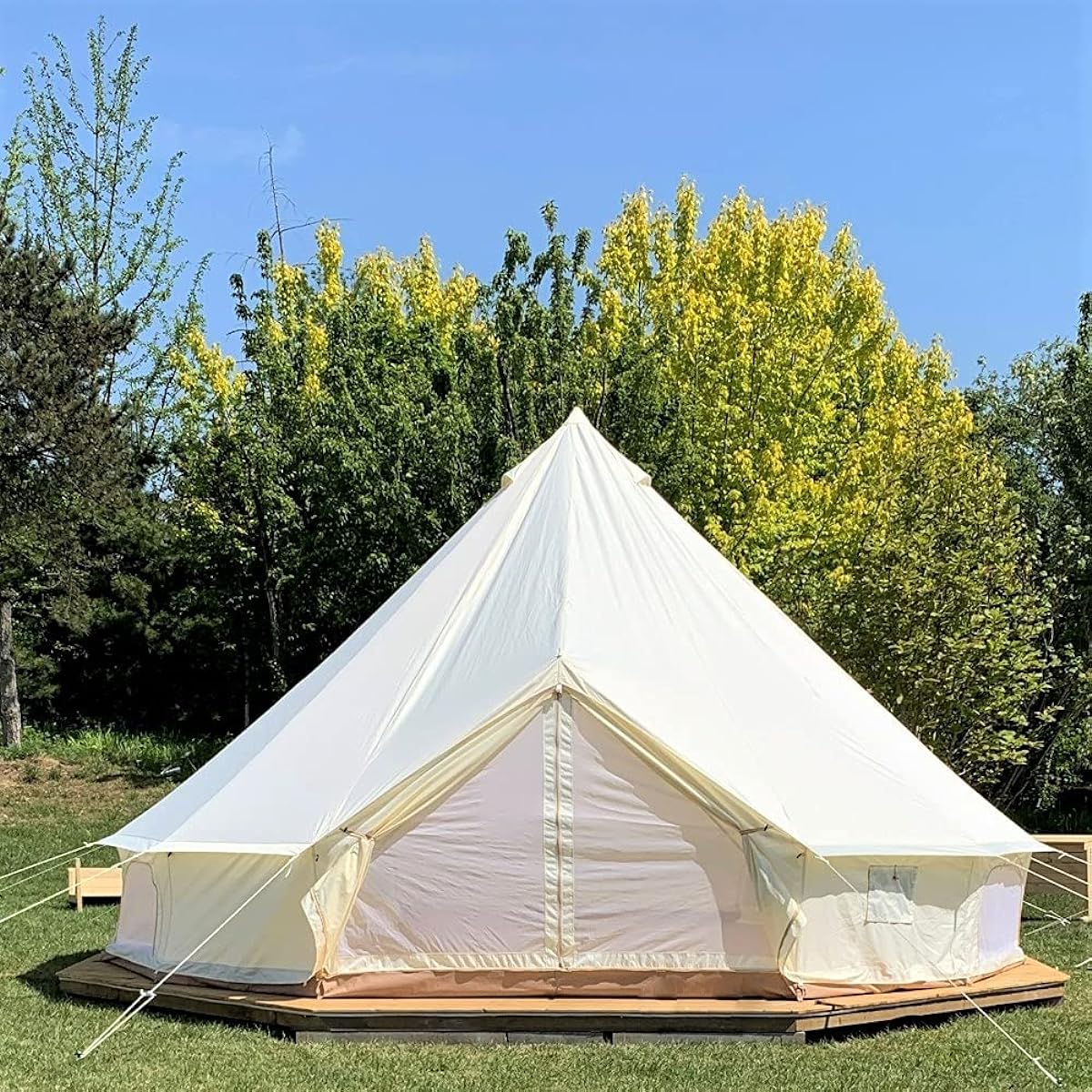 3-6m 900D Oxford cloth yurt tent, four seasons tent tent suitable for family outdoor camping Bell Tent