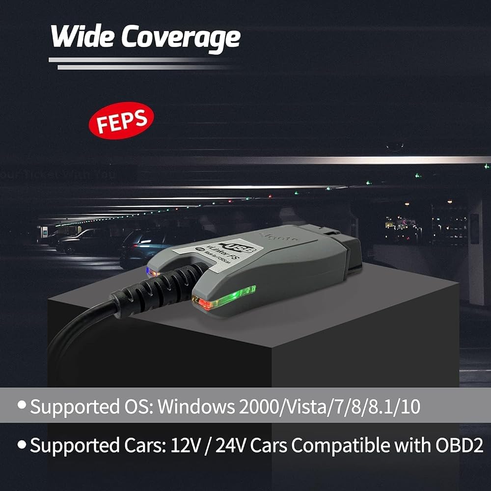 VGATE VLINKER FS OBD2 USB Adapter for-Scan HS/MS-CAN Auto Switch