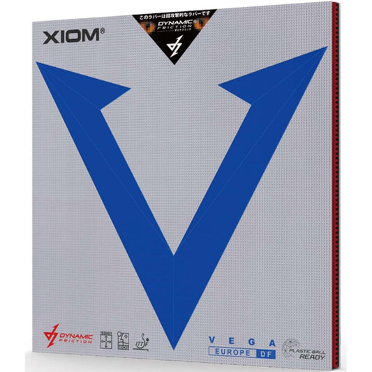 XIOM Table Tennis Rubber Back Soft Vega Europe DF 10531