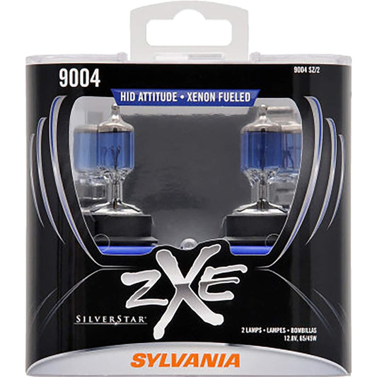 Sylvania 9007 Silverstar ZXE High Performance Halogen Headlight Light bulb, (Pack of 2) 9004sz.pb2