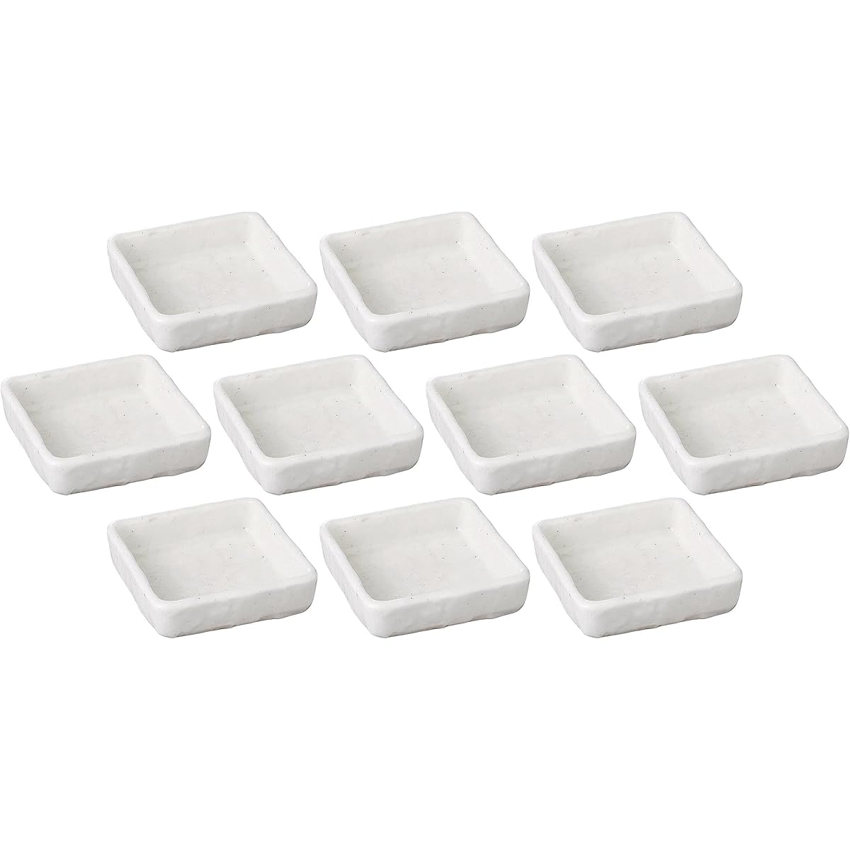 Set of 10 Yukishino 4.0 square iron bowl [11.5 x 11.5 x 3cm] earthenware [square bowl]