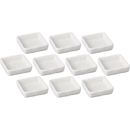 Set of 10 Yukishino 4.0 square iron bowl [11.5 x 11.5 x 3cm] earthenware [square bowl]