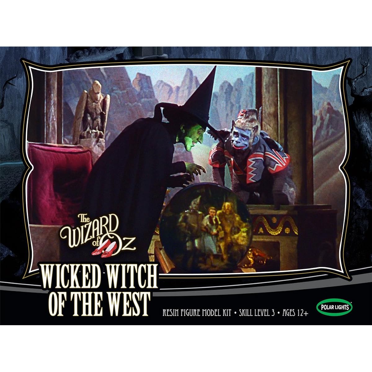 Polar Lights 1/8 Wizard of Oz Wicked Witch of the West Resin Unpainted Kit POL903