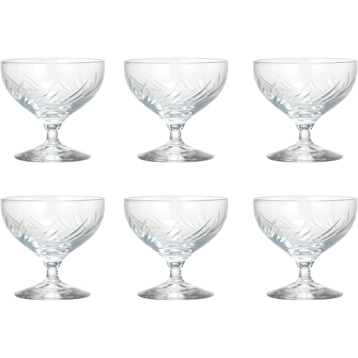 Toyo Sasaki Sorbet Trough Dishwasher Safe Made in Japan 135ml Unbreakable 6 Pieces 30G67HS-E101