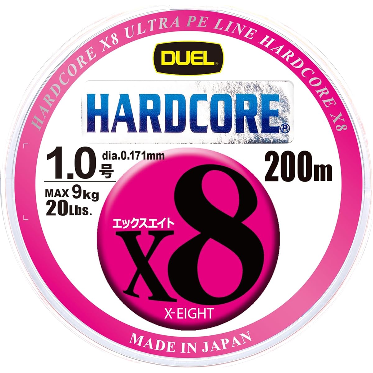 DUEL PE Line Fishing Line HARDCORE
