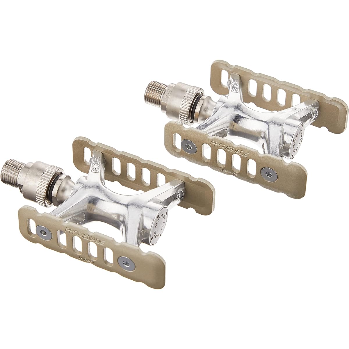 MKS (Mikashima Seisakusho) Bicycle Pedal PROMENADE Ezy Titanium Color
