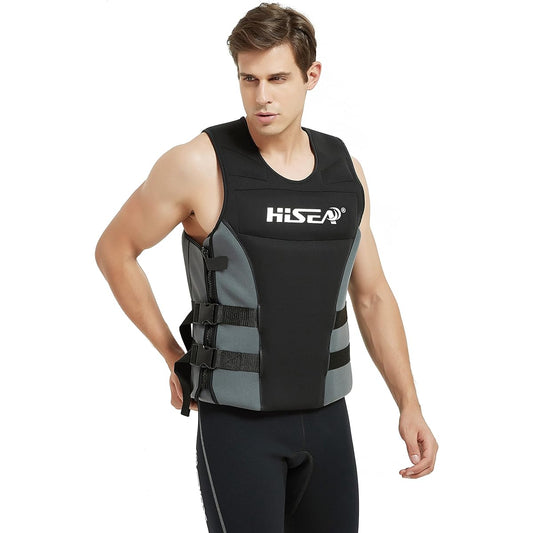 MORGEN SKY Floating Vest, Life Jacket, CE Certified, Unisex, Parent and Child, Fishing Vest, Fishing Jacket, High Buoyancy 100kg, Disaster Prevention Goods, Beach L002