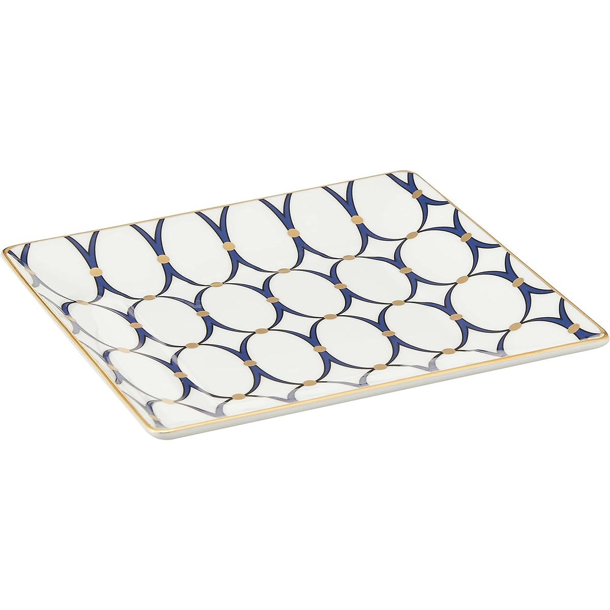 [Regular Imported Product] Wedgwood Renaissance Gold Square Tray Dish 14.5cm Wedding Gift Present 1061266
