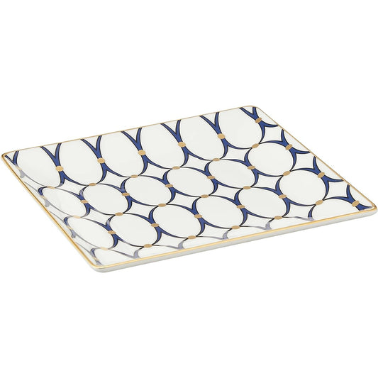 [Regular Imported Product] Wedgwood Renaissance Gold Square Tray Dish 14.5cm Wedding Gift Present 1061266