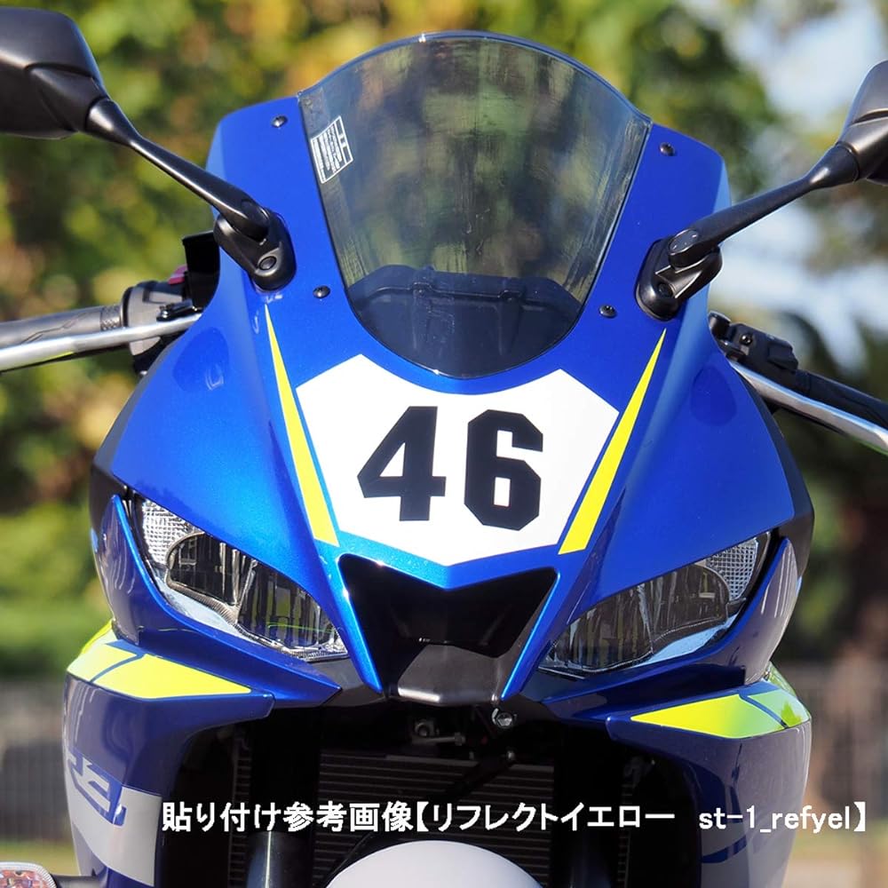 World Walk YZF-R25/R3 racing sticker white st-1_wh