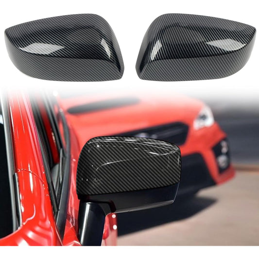 HIGH FLYING Subaru WRX S4 STI VAG/VAB Type Rearview Mirror Compatible with Levorg VM Series VM4/VMG Decorative Parts Side Mirror, Dress Up Accessory, Japanese Specifications Left and Right Set (No Turn Signals, Rearview Mirror Cover)
