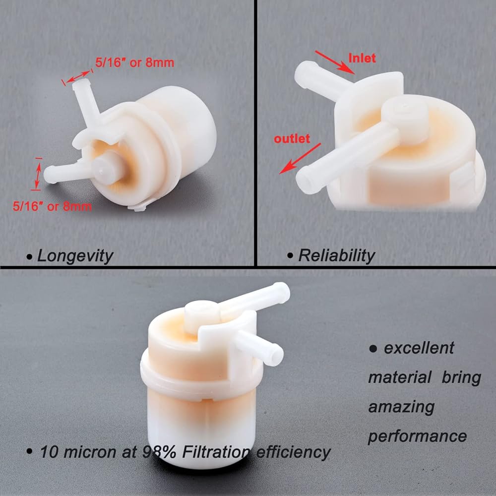 HOYMI 16900-SR3-004 Fuel Filter Honda Outdoor unit (115 130 HP BF115 BF130) 18-7720 Marine Boat 5/16 Inch or 8mm outlet