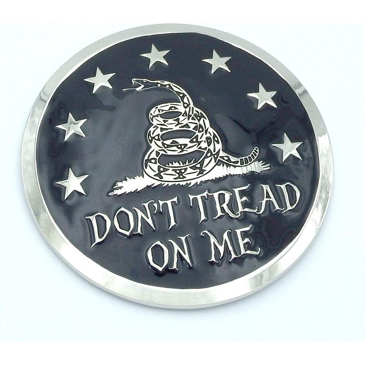 Don'T TREAD ON ME Gazden Flag Grill Badge American Flag Emblem Car Truck Grill Mount Metal