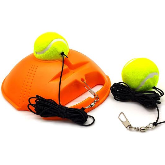 Silfrae Tennis Trainer Tennis Rebound Tennis Ball Back Trainer for Kids and Beginners