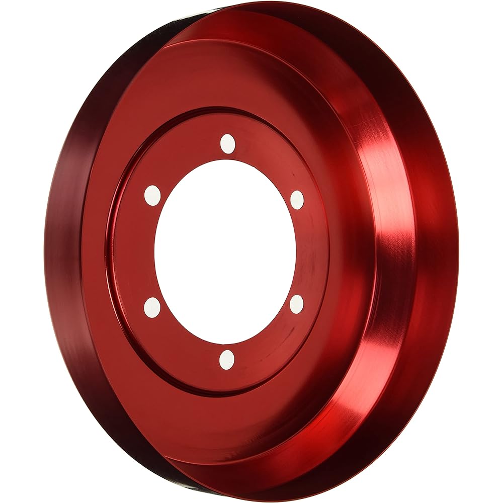 Rim Aluminum Drum Cover [Red] [For Rear] [200 Series Hiace] M42-027