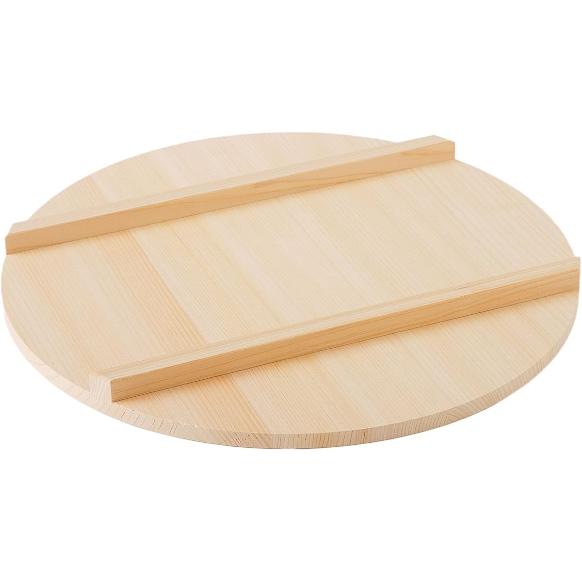 Ikegawa Wood Sushi Oke Lid Kiso Sawara for Rice Table 48cm